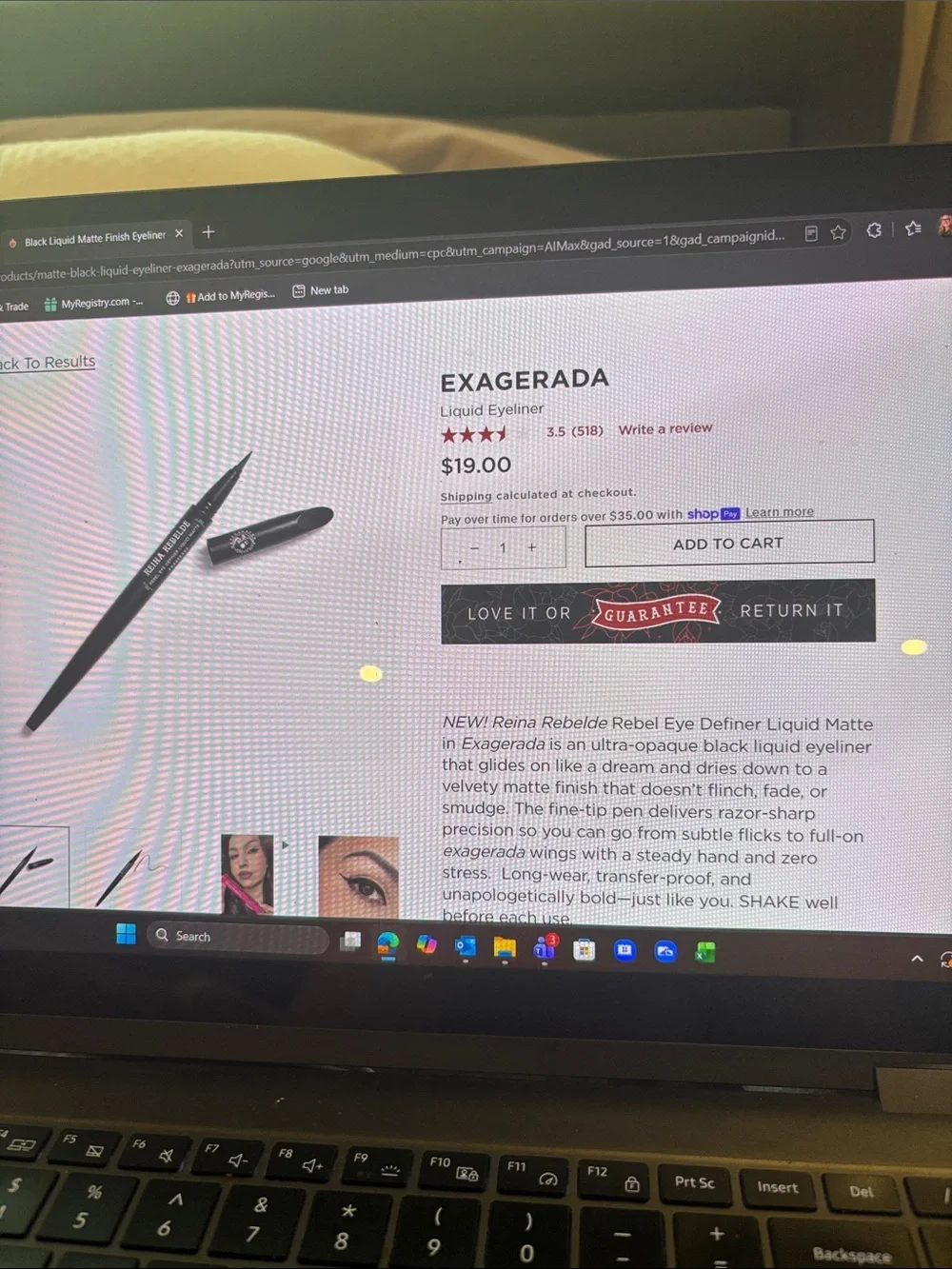Reina Rebelde Liquid Matte Eye Definer - Hot Pink Packaging